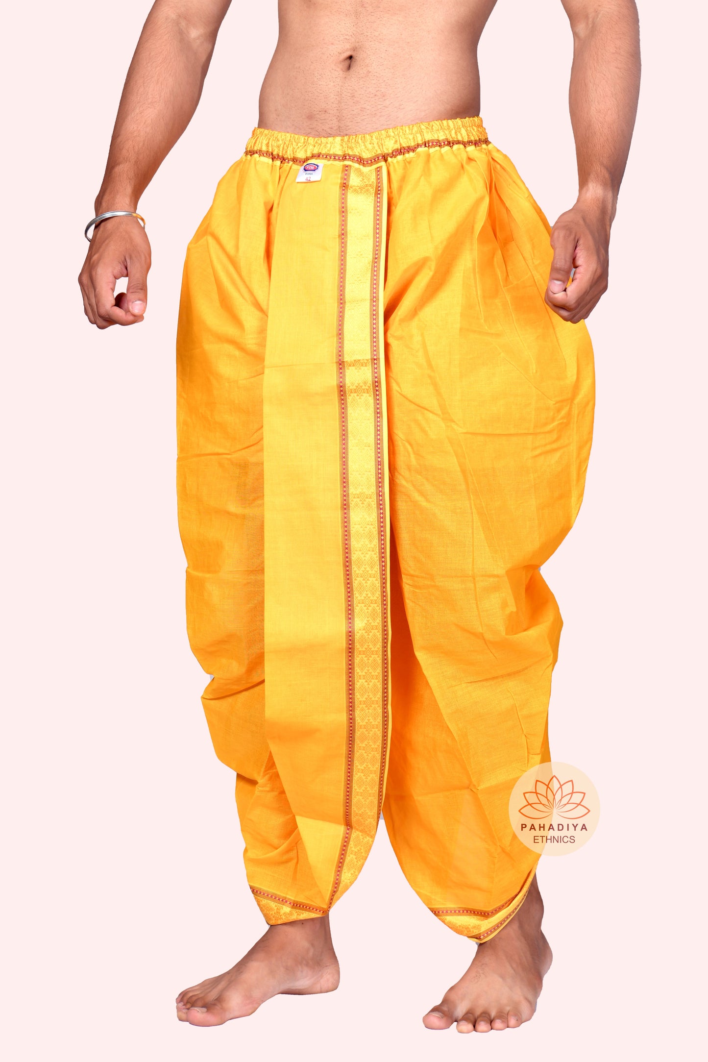 Aam Veer – The Warrior of Abundance (Pure Cotton, Elastic Wear and Dhoti Dupatta Set)