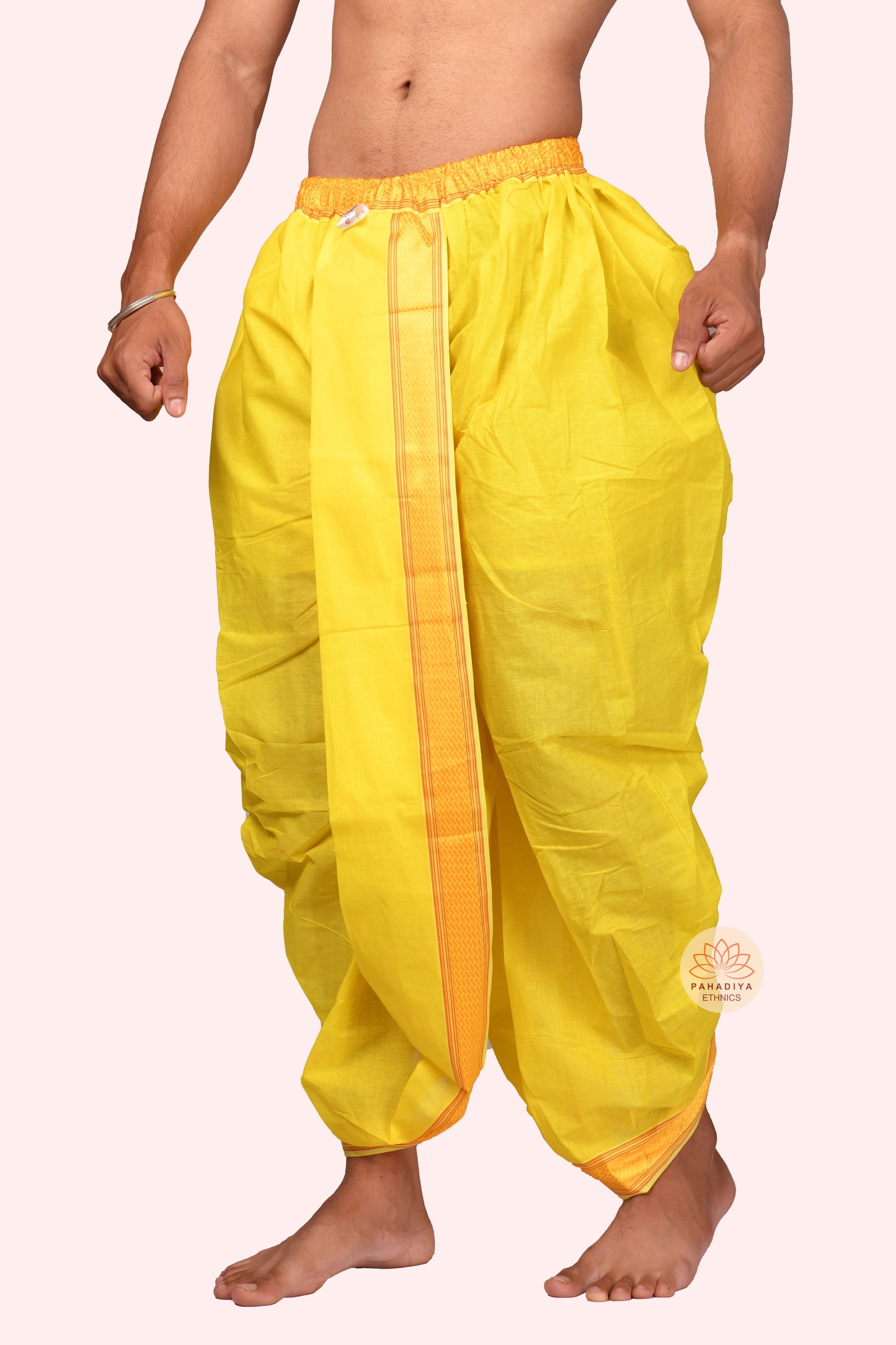 Chhavi Veer – The Glow of Festivity (Pure Cotton, Elastic Wear and Dhoti Dupatta Set)