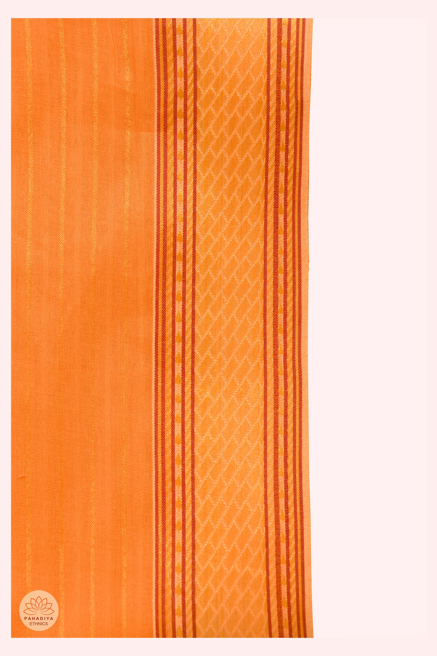Dhruv – Kesari Dhoti-Dupatta Set (SELF LINING)