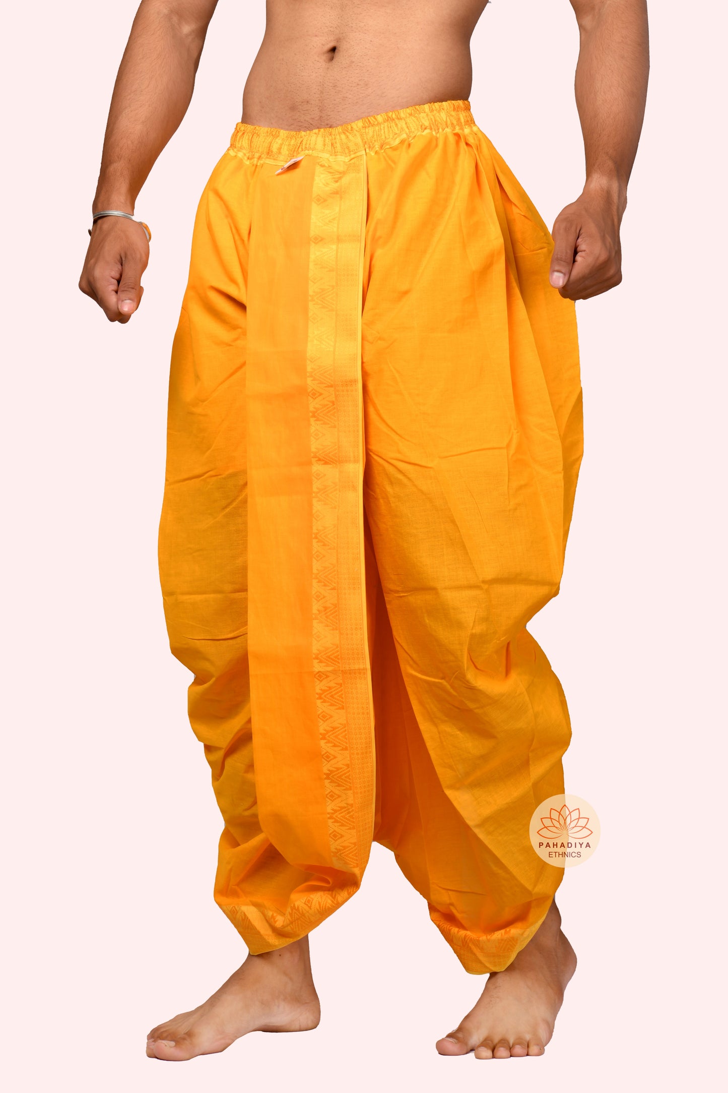 Arjun – Aamrang (Pure Cotton, Elastic Wear and Dhoti Dupatta Set)