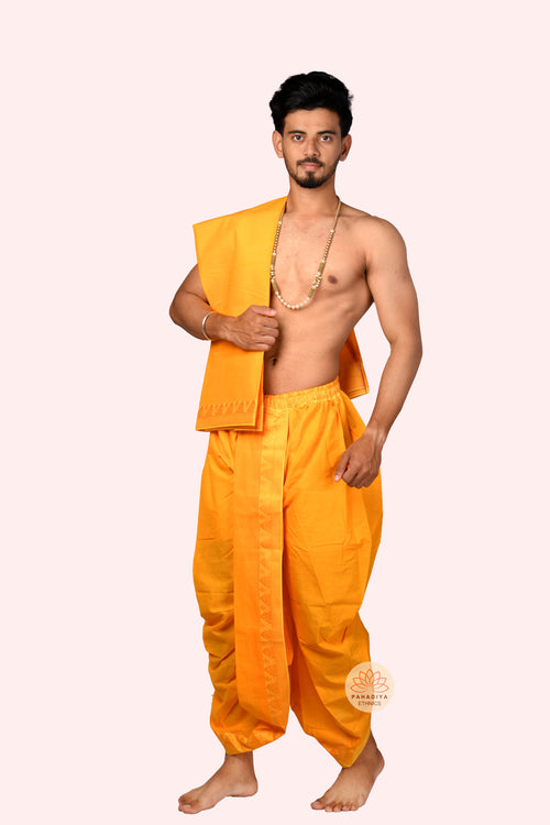 Arjun – Aamrang (Pure Cotton, Elastic Wear and Dhoti Dupatta Set)